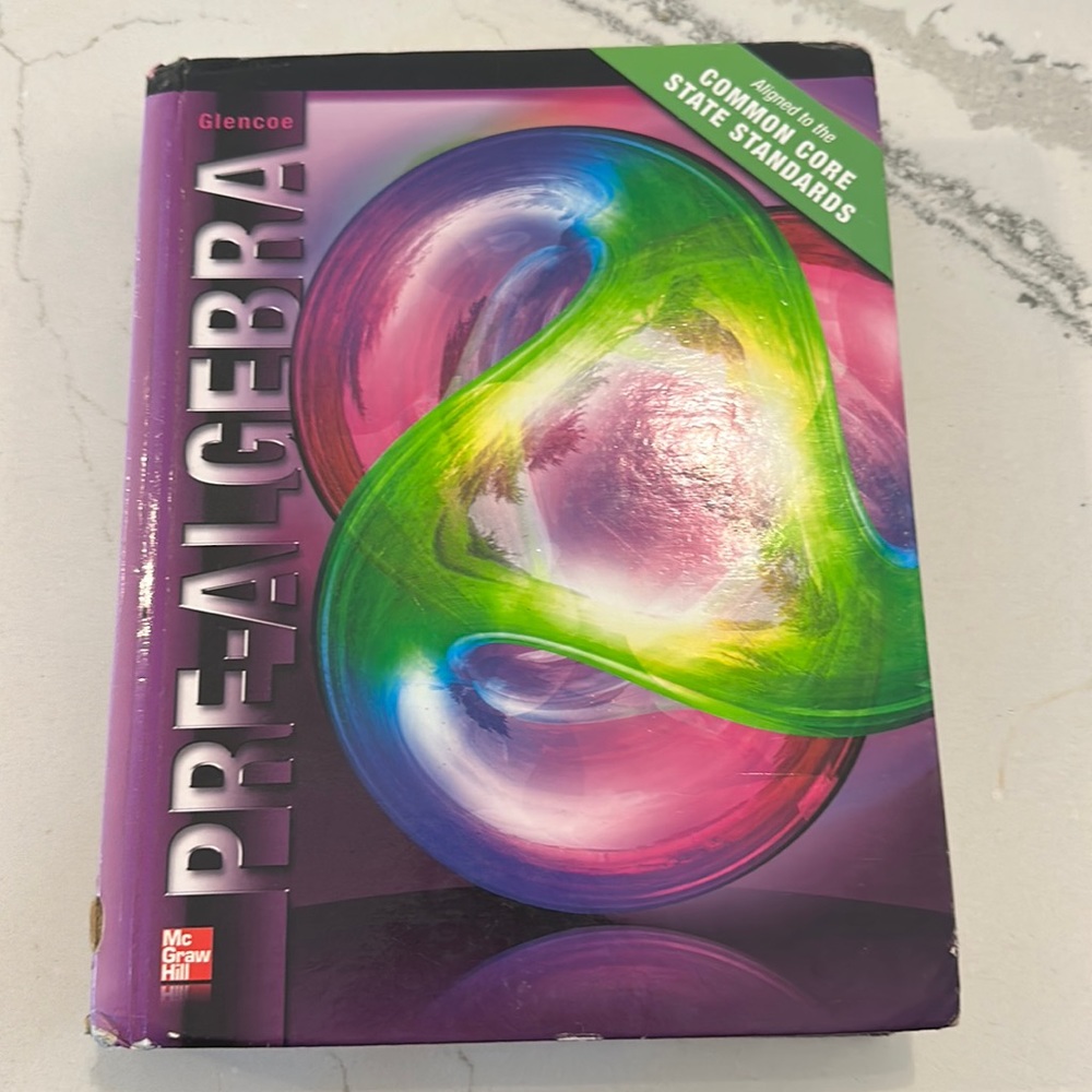 Glencoe Pre-Algebra Text book